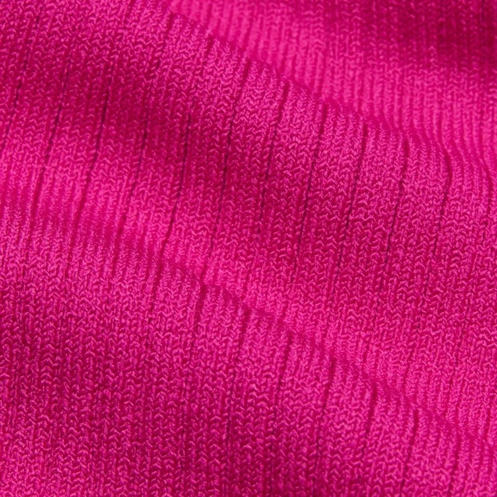 Aritzia Babaton Sculpt Knit Tie-back Longsleeve - Granita Pink Ribbed Sweater - Picture 5 of 7